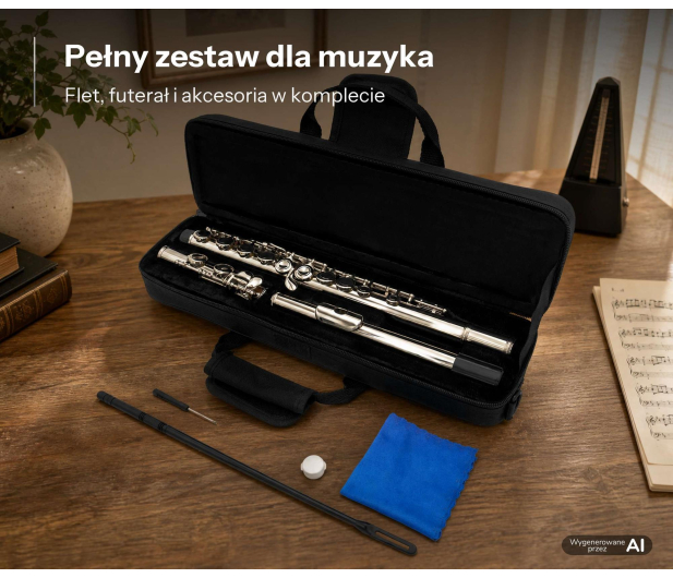 MusicMate Flet poprzeczny C MM-D70 AurisFlute - 1588134 - zdjęcie 20
